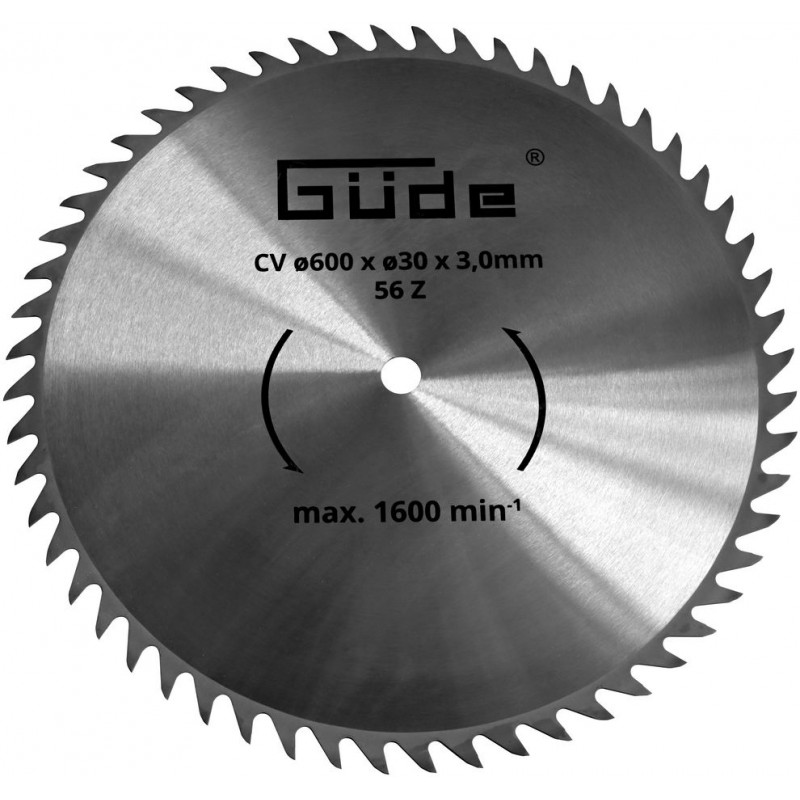 Güde Pílový kotúč na palivové drevo CV 600x30x56Z 01855