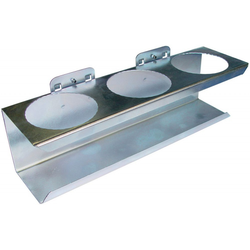 Güde Držiak na 3 okrúhle nádoby 70 mm do perforovanej steny 40784