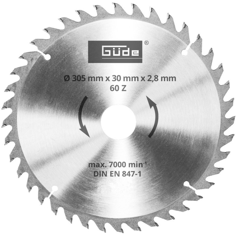 Güde Pílový kotúč HM 305x30 60Z 55265