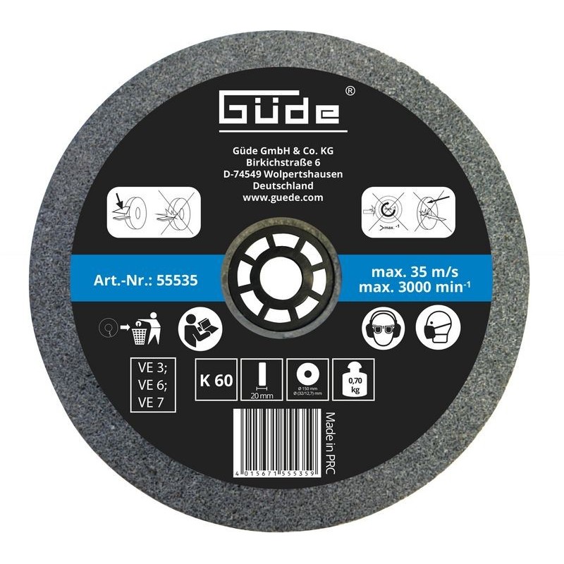 Güde Brúsny kotúč 150x20x32 mm K60 55535
