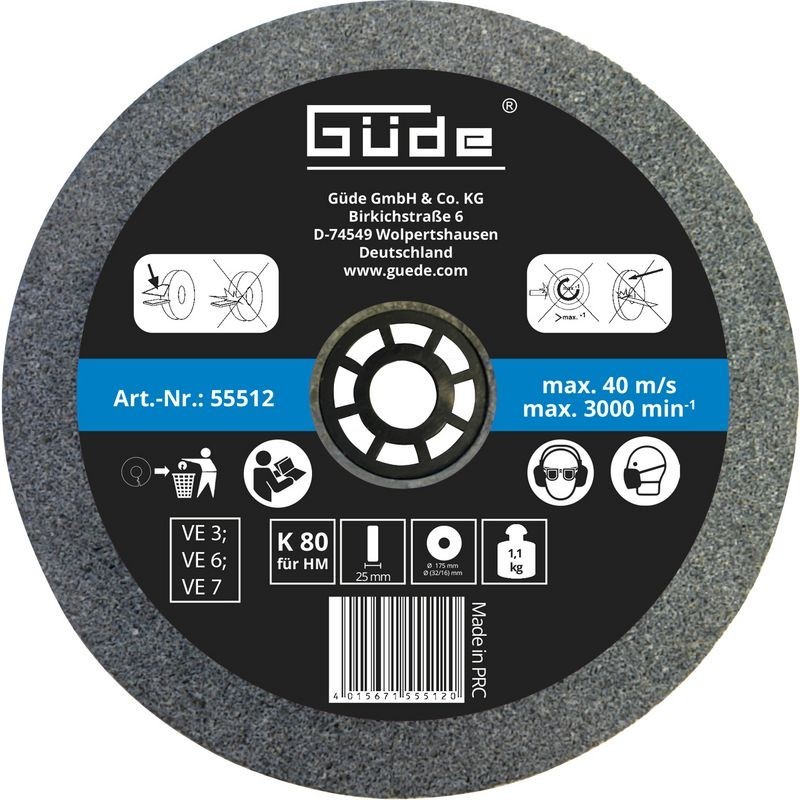 Güde Brúsny kotúč 175x25x32 mm K80 55512
