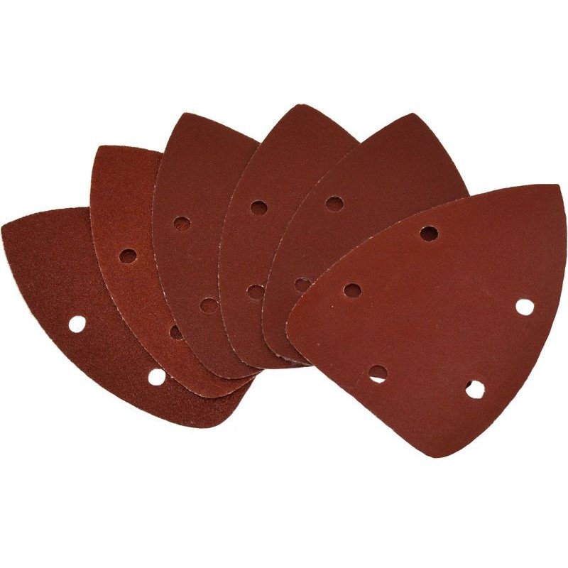 Güde Brúsny papier delta 140x102 mm, 2x K60, 2x K80, 2x K100 58163