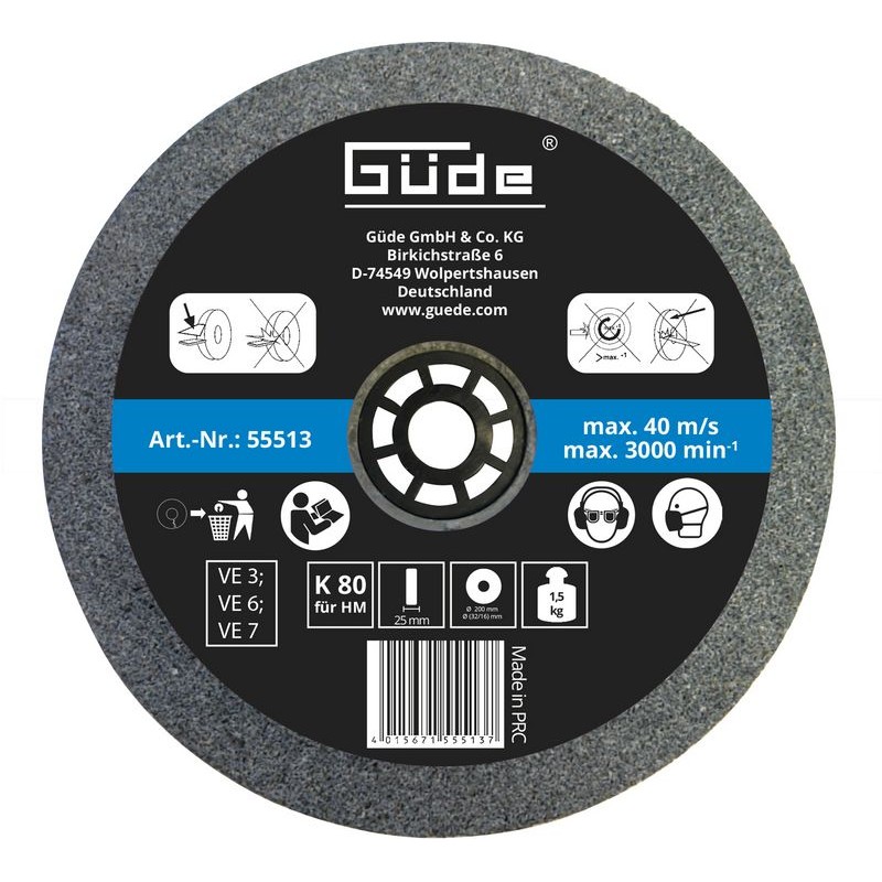 Güde Brúsny kotúč 200x25x32 mm K80 55513
