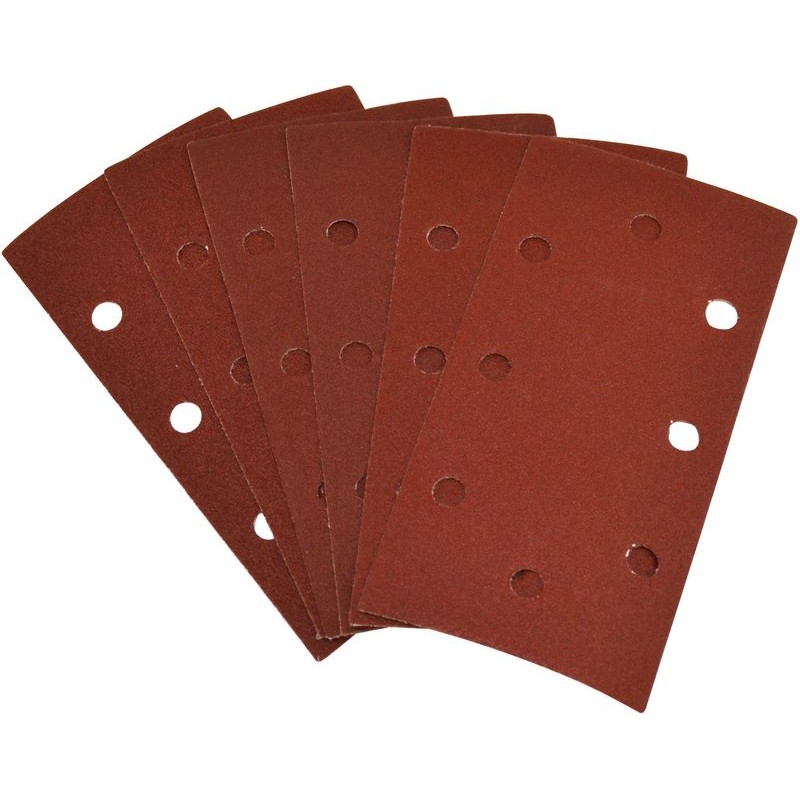 Güde Brúsny papier pre vibračnú brúsku 93x187 mm, 2x K60, 2x K80, 2x K100 58159