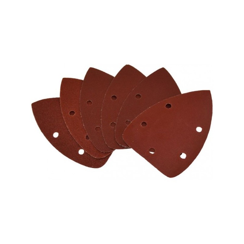 Güde Brúsny papier delta 140x102 mm, 2x K100, 2x K120, 2x K180 58164